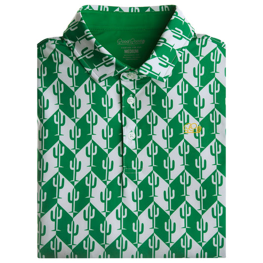 Cactus Chevron Polo